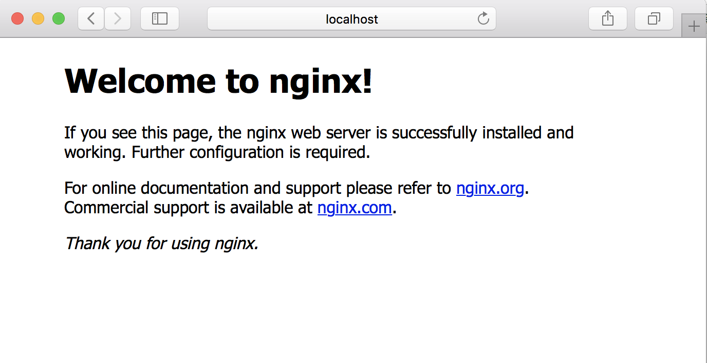 nginx 默认启动图片